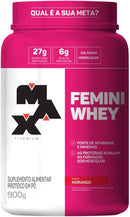 Whey Protein Femini sabor Morango 900g Max Titanium